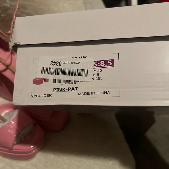 Dream Pairs Blush Pink Block Heels - Picture 2 of 12